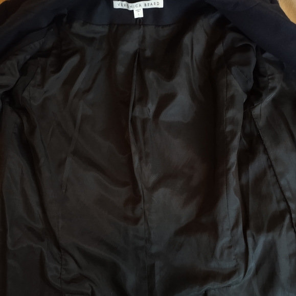 Veronica Beard 2 the "Classic Dickey Jacket" wool navy blue core - Picture 8 of 13